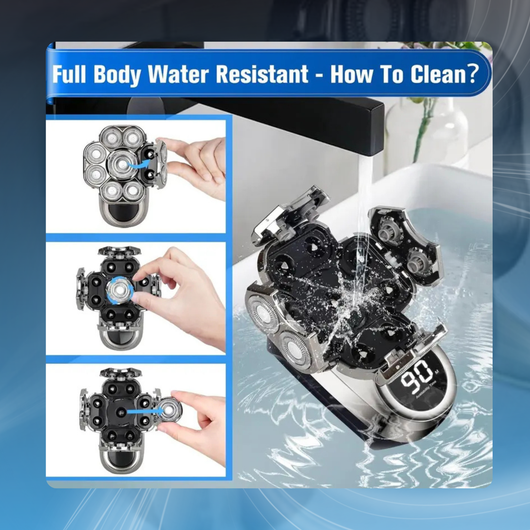 6-in-1 Electric Head Shaver & Grooming Kit