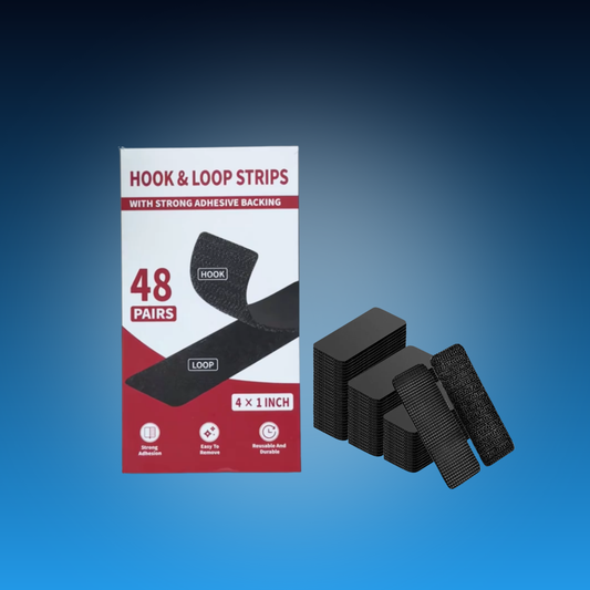 Reusable Heavy-Duty Hook & Loop Strips
