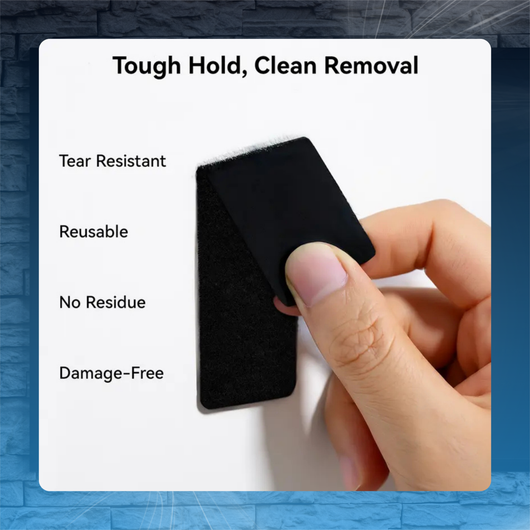 Reusable Heavy-Duty Hook & Loop Strips