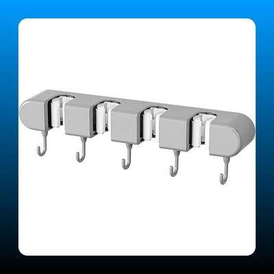 Multifunctional Mop Holder with Hook