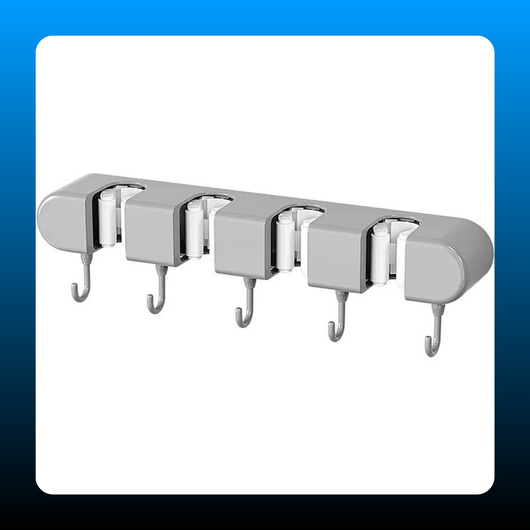 Multifunctional Mop Holder with Hook
