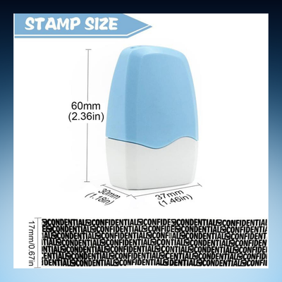 Wide Roller Identity Protection Stamp