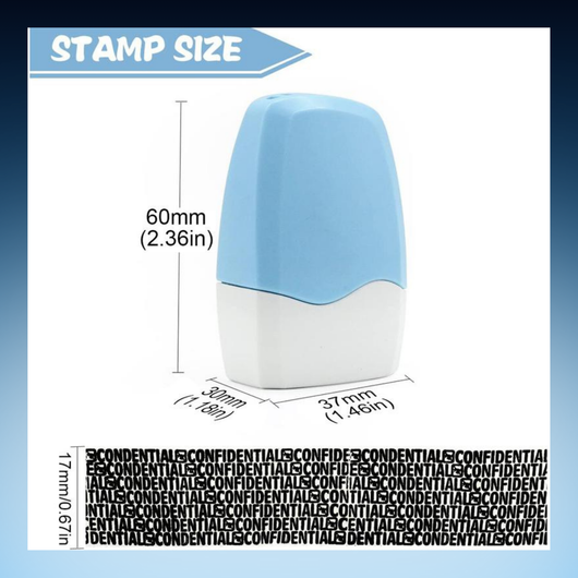 Wide Roller Identity Protection Stamp