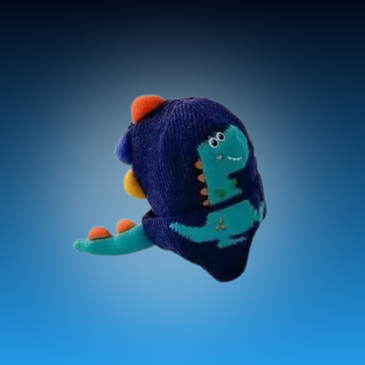 Kids Winter Dinosaur Earflap Beanie Hat