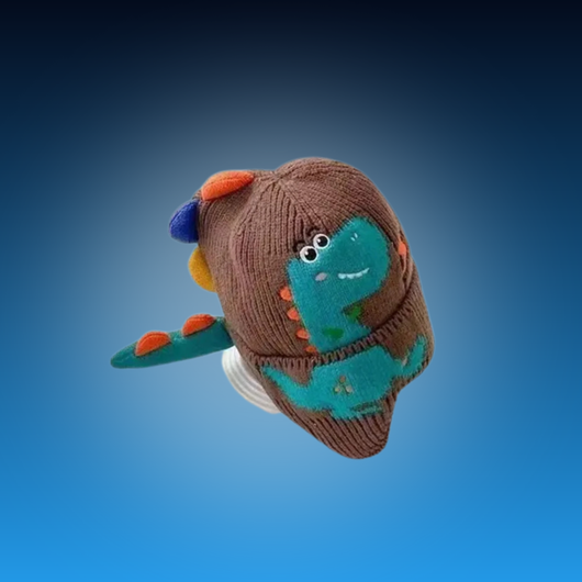 Kids Winter Dinosaur Earflap Beanie Hat