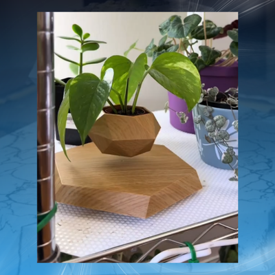 Magnetic Levitation Plant Pot