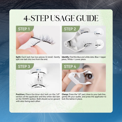 Reusable Waterproof Magnetic Eyelashes