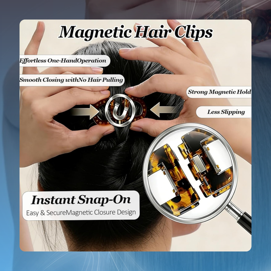 Magnetic Hair Clips (4 Pack)