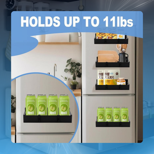 Magnetic Metal Storage Racks (4 Pack)