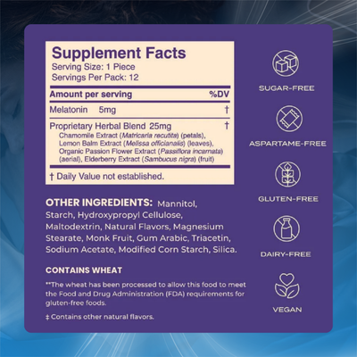 Melatonin Sugar-Free Sleep Mints