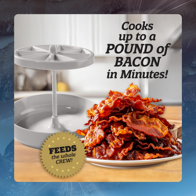 Microwave Bacon Cooker with Grease Tray