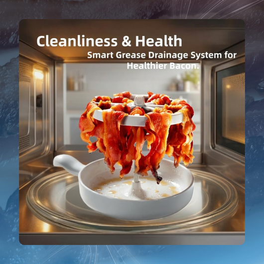 Microwave Bacon Cooker with Grease Tray