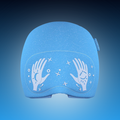 Migraine Relief Cap with Slide-Up Eye Mask