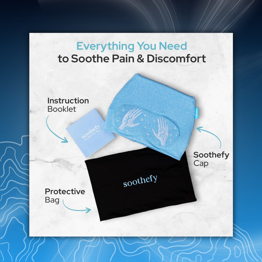 Migraine Relief Cap with Slide-Up Eye Mask