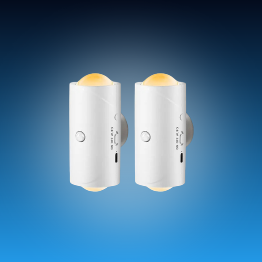 Wall-Mounted Motion Sensor Night Light (2 Pack)