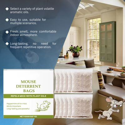 Mouse Deterrent Peppermint Pouches