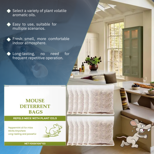 Mouse Deterrent Peppermint Pouches