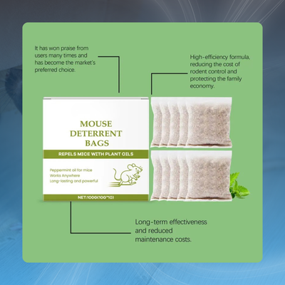 Mouse Deterrent Peppermint Pouches