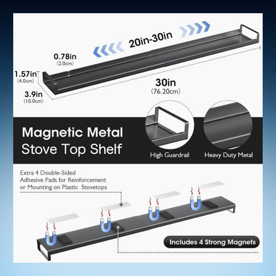 Magnetic Stove Top Shelf