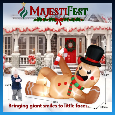 MajestiFest - GingerBread Man Inflatable