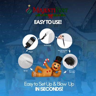 MajestiFest - GingerBread Man Inflatable