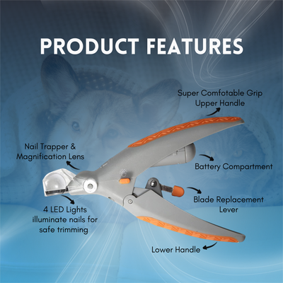 LED Light Pet Nail Clipper