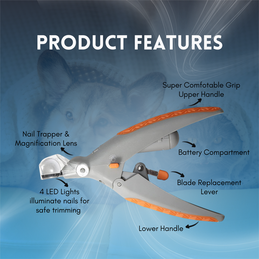 LED Light Pet Nail Clipper