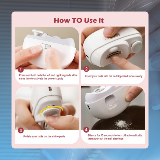 3-in-1 Electric Nail Clipper