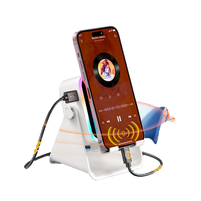 5 in 1 Wireless Induction Audio Speaker Stand