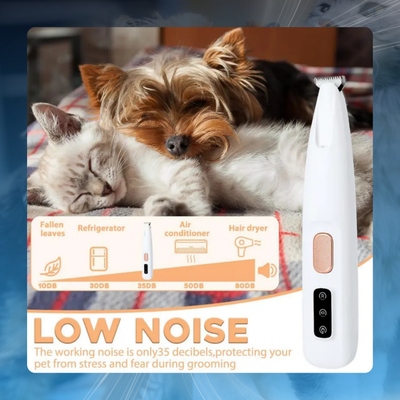 Pet Grooming Trimmer with LED Light