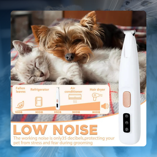 Pet Grooming Trimmer with LED Light