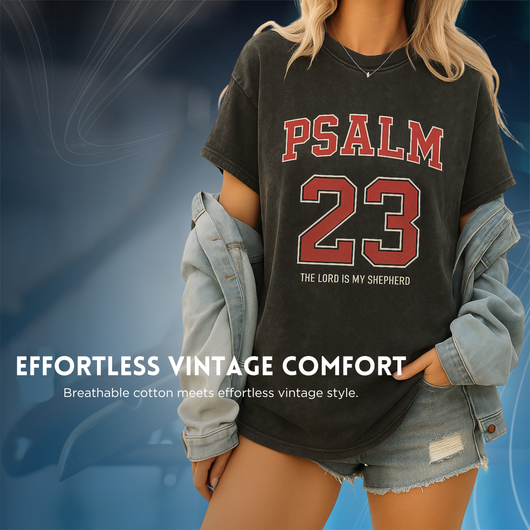 Vintage Wash PSALM T-Shirt