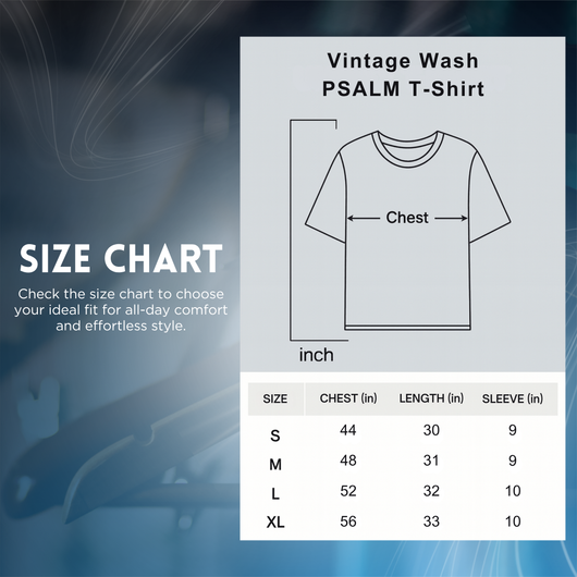 Vintage Wash PSALM T-Shirt
