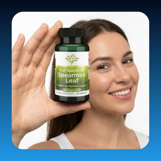 Spearmint Leaf Herbal Hormonal Support Capsules