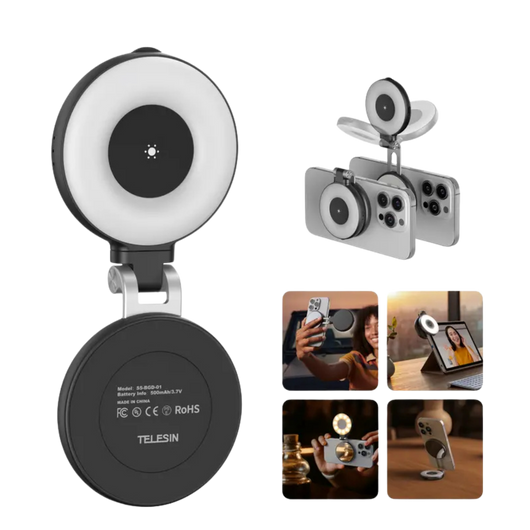 3-in-1 Magnetic Mirror Selfie Light