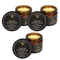 Organic Grass-Fed Beef Tallow Balm with Raw Honey