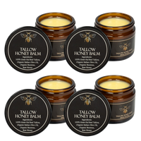 Organic Grass-Fed Beef Tallow Balm with Raw Honey