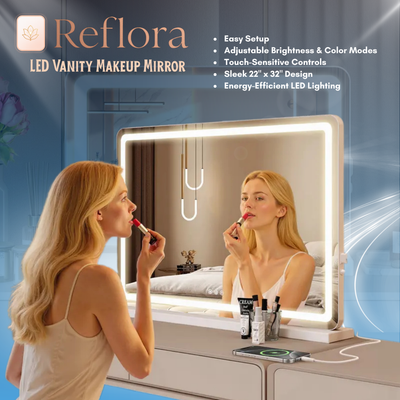 Reflora - LED Vanity Makeup Mirror