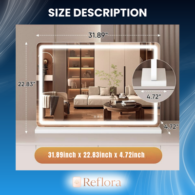 Reflora - LED Vanity Makeup Mirror