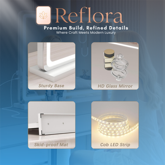 Reflora - LED Vanity Makeup Mirror