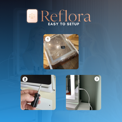 Reflora - LED Vanity Makeup Mirror