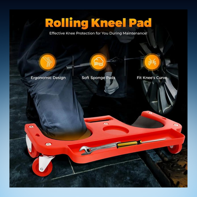 Rolling Knee Creeper with Tool Tray