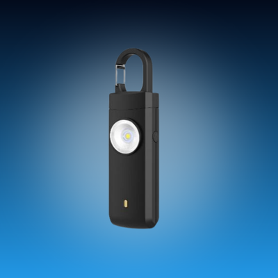 Safety Alarm Keychain with LED Light