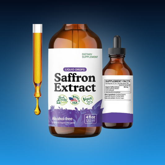 Saffron Drops for Mood, Brain & Vision Support