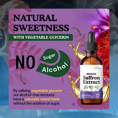 Saffron Drops for Mood, Brain & Vision Support