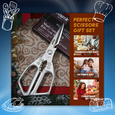 Japanese Steel Kitchen Scissors