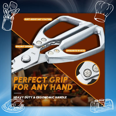 Japanese Steel Kitchen Scissors