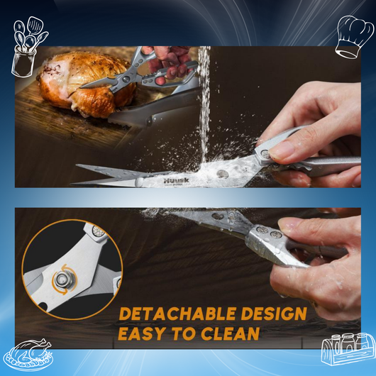 Japanese Steel Kitchen Scissors