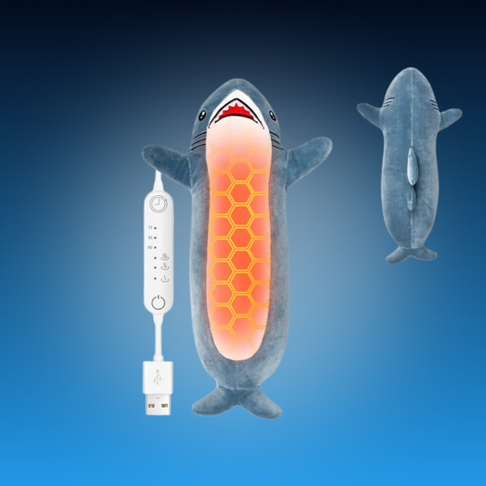 Shark Plush Heat Therapy Pad