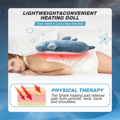 Shark Plush Heat Therapy Pad